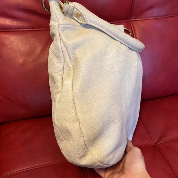 Marc Jacobs cream leather too hot to handle shoulder bag satchel purse - Picture 4 of 8